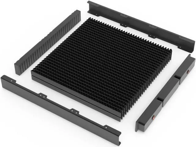Alt view image 4 of 7 - Bykski 1080mm x 46mm RD Series Radiator, 120mm x 9, Nine Fan (B-RD1080TK-V2)