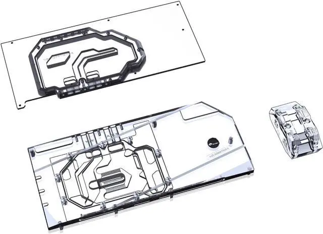 Alt view image 3 of 7 - Bykski Full Coverage GPU Water Block w/ Integrated Active Backplate for EVGA RTX 3080/3090 FTW3 Ultra Gaming (N-EV3090FTW3-TC-V2)