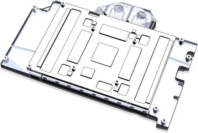 Alt view image 2 of 7 - Bykski Full Coverage GPU Water Block and Backplate for Colorful iGame RTX 4090 Vulcan OC (N-IG4090VXOC-X)