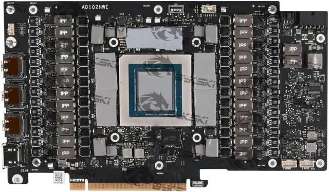 Alt view image 7 of 7 - Bykski Full Coverage GPU Water Block and Backplate for Colorful iGame RTX 4090 Vulcan OC (N-IG4090VXOC-X)