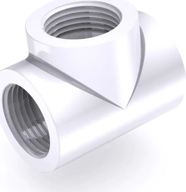 Main image of Bykski G 1/4in. Triple Female 90 Degree T Adapter Fitting (CC-TE3-X-V2)