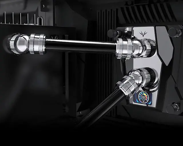 Alt view image 4 of 5 - Granzon G 1/4in. Male to Female Multi Directional Free Rotary Elbow Fitting (GD-X)