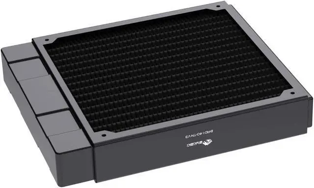 Alt view image 2 of 7 - Bykski 140mm x 30mm RC Series Radiator, 140mm x 1, Single Fan (CR-RD140RC-TN-V3)