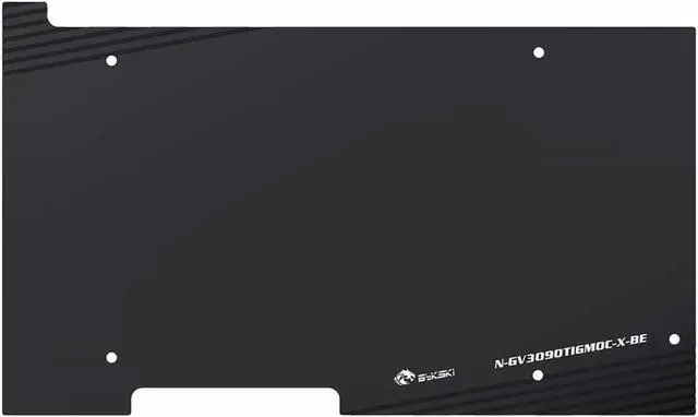 Alt view image 5 of 7 - Bykski GPU Waterblock, for Gigabyte GeForce RTX 3090 TI Gaming OC 24G, PC GPU Water Liquid Cooling Block Cooler, with Metal Backplate 5V 3Pin RBW Lights