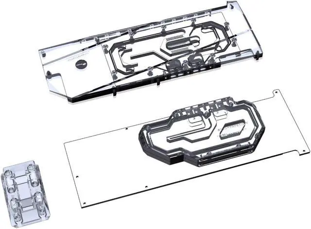 Alt view image 5 of 7 - Bykski Full Coverage GPU Water Block w/ Integrated Active Backplate for MSI RTX 3090 Aero 24G  (N-MS3090AERO-TC)
