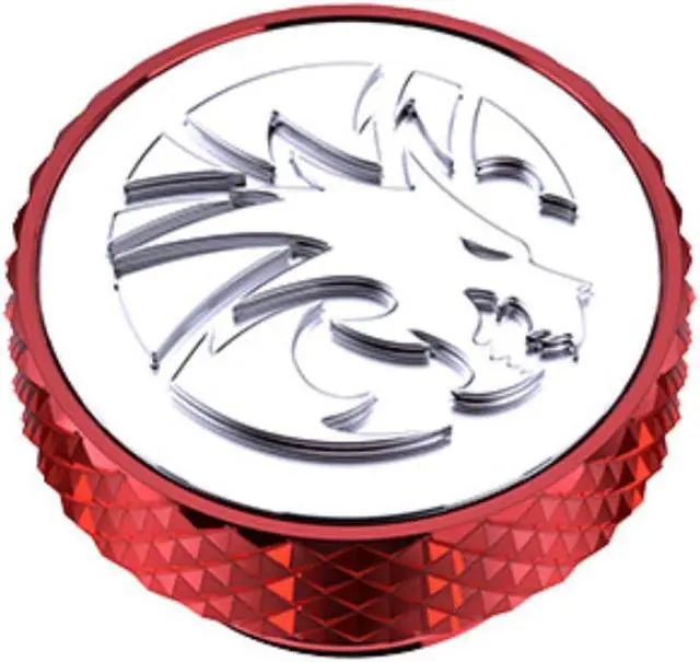 Main image of Bykski G 1/4in. Knurled Dragon Logo Stop Plug (B-PD5-DG)