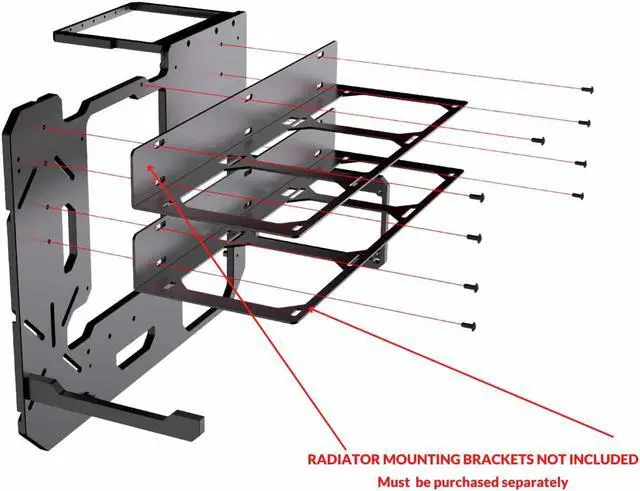 Alt view image 7 of 7 - Bykski Professional Open Frame All-Aluminum Test Bench (B-CE-X)