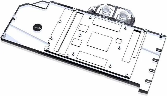 Alt view image 2 of 7 - Bykski Full Coverage GPU Water Block and Backplate for DATALAND RX 6800 XT 16GB X-Serial (A-DL6800XT-X)