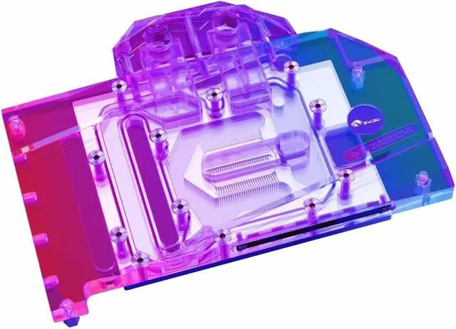 Alt view image 3 of 7 - Bykski Full Coverage GPU Water Block and Backplate for GIGABYTE Radeon RX 6600 XT EAGLE (A-GV6600XT-X)