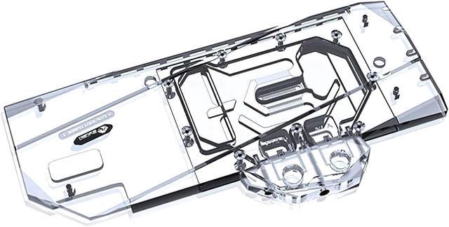 Alt view image 3 of 7 - Bykski Full Coverage GPU Water Block and Backplate for Gigabyte RX 6900XT Gaming OC (A-GV6900XTGMOC-X)