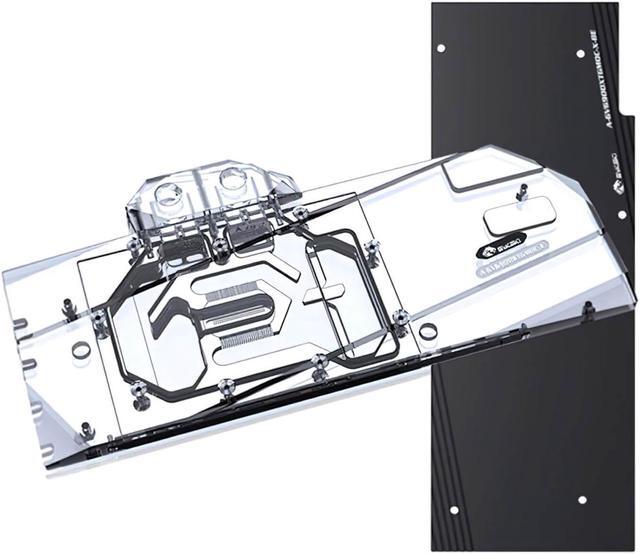 Alt view image 6 of 7 - Bykski Full Coverage GPU Water Block and Backplate for Gigabyte RX 6900XT Gaming OC (A-GV6900XTGMOC-X)