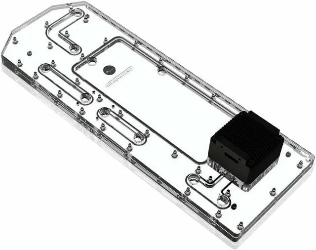 Main image of Bykski Distro Plate for COUGAR CRATUS PMMA w/ 5v Addressable RGB(RBW) (RGV-CG-CRATUS-P-K)