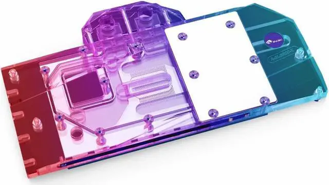 Alt view image 4 of 7 - Bykski Full Coverage GPU Water Block and Backplate for POWER COLOR Radeon RX 6800 XT Fighter (A-DL6800-X)