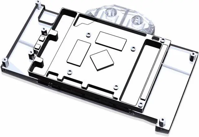 Alt view image 2 of 7 - Bykski Full Coverage GPU Water Block and Backplate for POWER COLOR Fighter AMD Radeon RX 6600 8GB (A-PC6600-X)