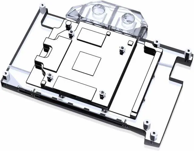 Alt view image 2 of 7 - Bykski Full Coverage GPU Water Block and Backplate for Colorful iGame GeForce RTX 3060 Mini (N-IG3060TIMINI-X)