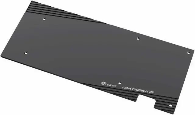 Alt view image 3 of 7 - Bykski Full Coverage GPU Water Block and Backplate for GUNNIR Intel Arc A770 Photon 16G OC (I-GNA770POC-X)