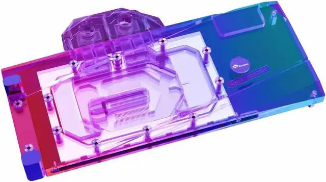 Alt view image 4 of 7 - Bykski Full Coverage GPU Water Block and Backplate for GUNNIR Intel Arc A770 Photon 16G OC (I-GNA770POC-X)