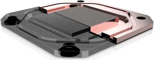 Alt view image 4 of 7 - Granzon GAM0.1 CPU Water Cooling Block (POM) (for AMD Ryzen 3/5/7/9, AM4/AM3+/AM3) - Black