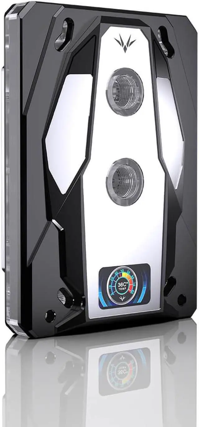 Alt view image 9 of 12 - Granzon Advanced CPU Block With Temperature Display For AMD Ryzen3/5/7/9/ThreadRipper, Water Cooling Cooler GAMS AMD Platform