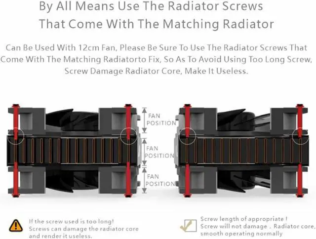Alt view image 6 of 7 - Bykski 480mm x 30mm RC Series Radiator, 120mm x 4,  Quad Fan (CR-RD480RC-TN-V2)