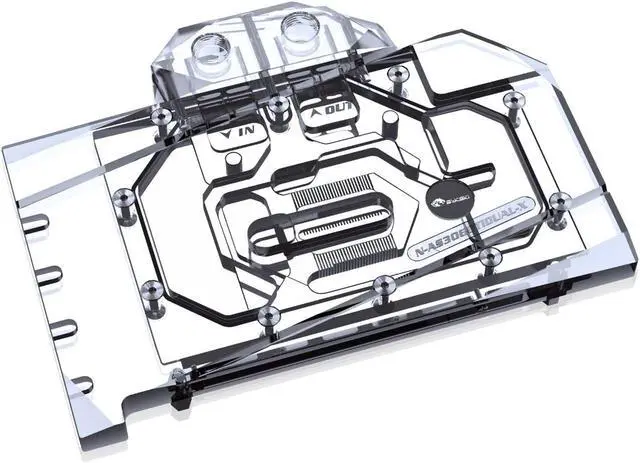 Main image of Bykski Full Coverage GPU Water Block And Backplate For ASUS DUAL-RTX3060TI-O8G (N-AS3060TIDUAL-X)