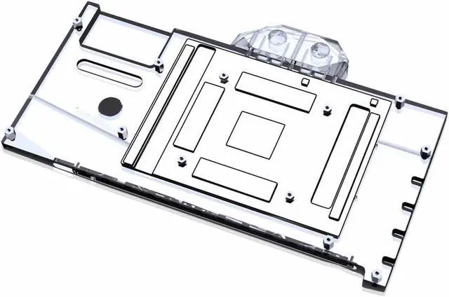 Alt view image 2 of 7 - Bykski Full Coverage GPU Water Block and Backplate for ASUS TUF Gaming Radeon RX 7900 XT OC (A-AS7900XTX-X)