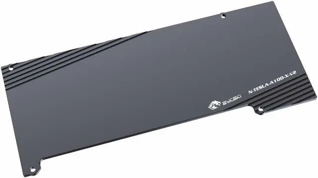 Alt view image 3 of 7 - Bykski Metal/POM GPU Water Block and Backplate For NVIDIA TESLA A100 40GB - (N-TESLA-A100-X-V2) - Continuous Usage