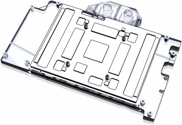 Alt view image 2 of 7 - Bykski Full Coverage GPU Water Block and Backplate for Colorful iGame GeForce RTX 4090 Advanced OC 8G (N-IG4090VXOC-X-V2)