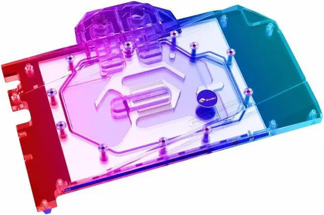 Alt view image 4 of 7 - Bykski Full Coverage GPU Water Block and Backplate for Colorful iGame GeForce RTX 4090 Advanced OC 8G (N-IG4090VXOC-X-V2)