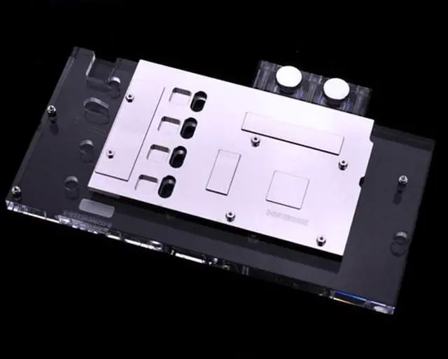Alt view image 2 of 2 - Bykski Full Coverage GPU Water Block for MSI GTX 1060 6G Duke  - Clear W/ RBW (N-MS1060DARK-X)
