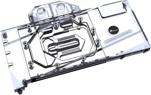 Main image of Bykski Full Coverage GPU Water Block and Backplate For Colorful iGame Tomahawk GeForce RTX 3060 Ti DUO G6X (N-IG3060TIZFDUO-X)