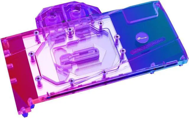 Alt view image 4 of 7 - Bykski Full Coverage GPU Water Block and Backplate For Colorful iGame Tomahawk GeForce RTX 3060 Ti DUO G6X (N-IG3060TIZFDUO-X)