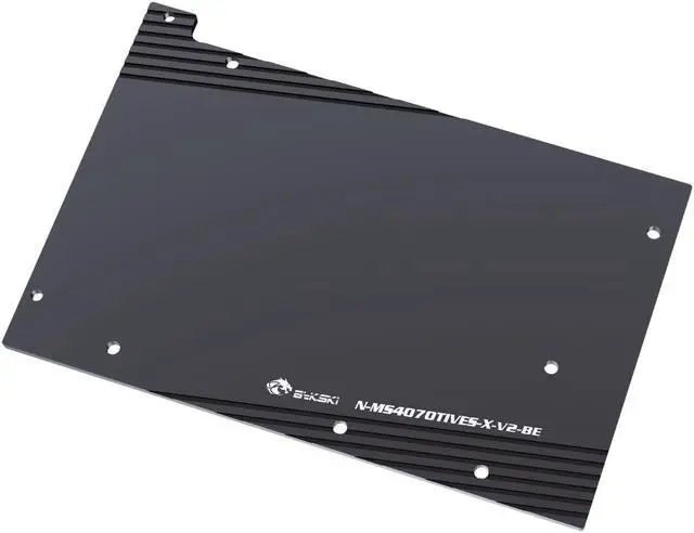 Alt view image 3 of 7 - Bykski Full Coverage GPU Water Block and Backplate For MSI GeForce RTX 4070/Ti VENTUS 3X 12G OC (N-MS4070TIVES-X-V2)