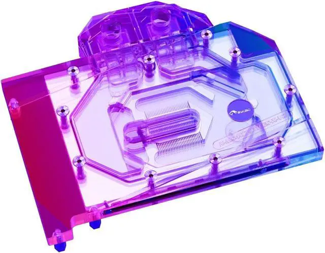 Alt view image 4 of 7 - Bykski Full Coverage GPU Water Block and Backplate For MSI GeForce RTX 4070/Ti VENTUS 3X 12G OC (N-MS4070TIVES-X-V2)