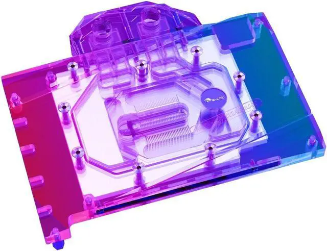 Alt view image 4 of 7 - Bykski Full Coverage GPU Water Block and Backplate For GIGABYTE GeForce RTX 4070 Ti AERO/Gaming OC  (N-GV4070TIAROC-X)