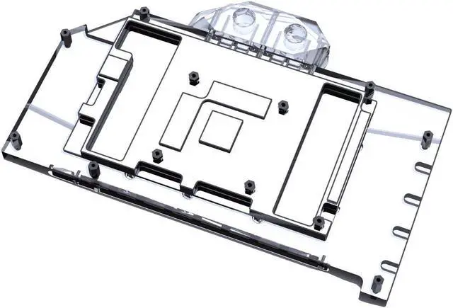 Alt view image 2 of 7 - Bykski Full Coverage GPU Water Block and Backplate For ASUS TUF Gaming GeForce RTX 4060 Ti OC (N-AS4060TITUF-X)