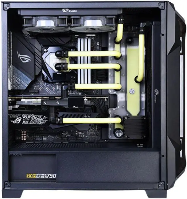 Alt view image 3 of 7 - Bykski Distro Plate For Antec DF600 / DP502 - Frosted PMMA w/ 5v Addressable RGB (5v A-RGB LED) (RGV-ANTEC-DF600-P-F-K)
