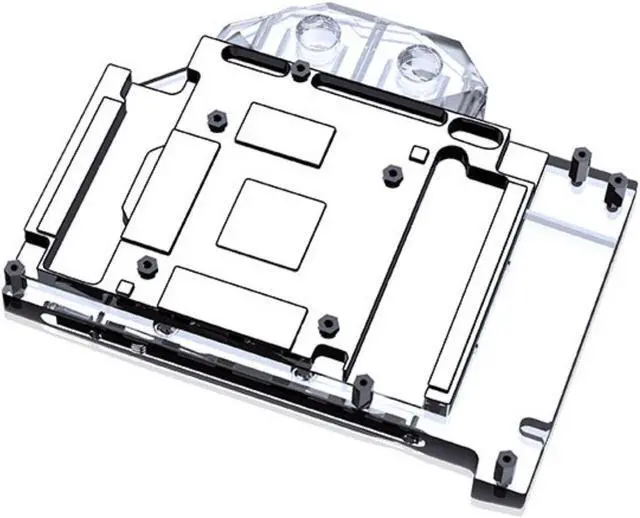 Alt view image 2 of 7 - Bykski Full Coverage GPU Water Block and Backplate For MSI GeForce RTX 3060 Ti AERO ITX 8G LHR (N-MS3060TIAERO-X)