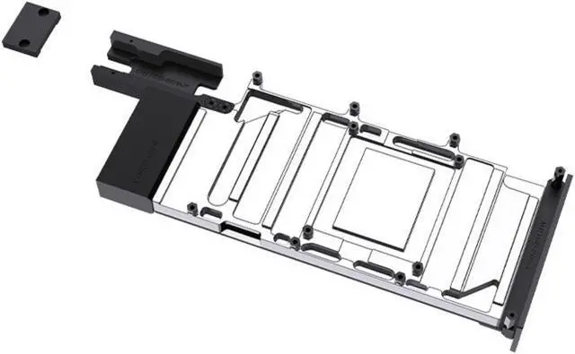 Alt view image 2 of 7 - Bykski Metal/POM GPU Water Block and Backplate For NVIDIA H100 80GB (N-H100-80G-X)