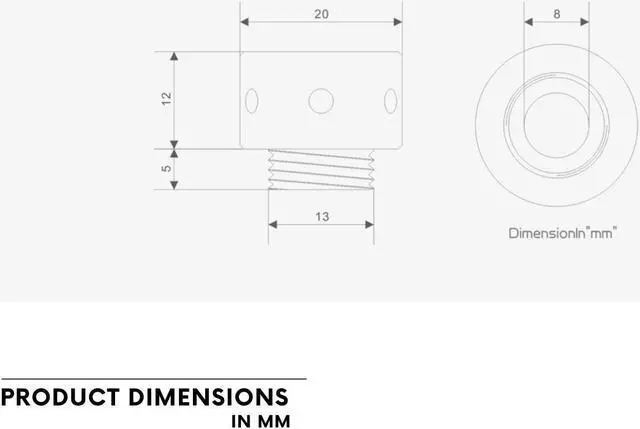 Alt view image 3 of 3 - Bykski Reservoir Water Flow Buffer Internal Fitting - Silver (B-TSPD5)