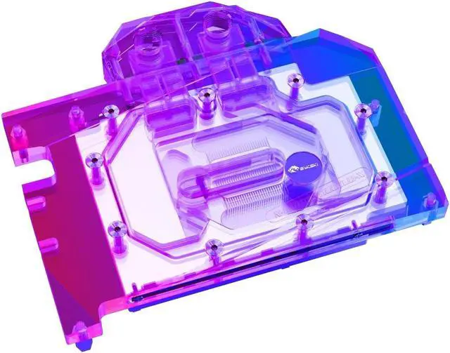 Alt view image 4 of 7 - Bykski Full Coverage GPU Water Block and Backplate For Colorful iGAME GeForce RTX 4060 Ti Ultra W OC 8G (N-IG4060TIULDUO-X)