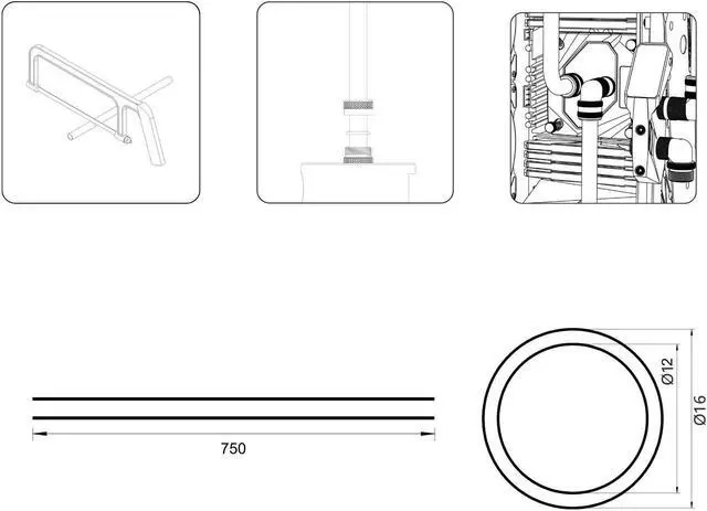 Alt view image 7 of 7 - PrimoChill 12mm ID X 16mm OD Rigid Acrylic/PMMA Tube - 750mm - 4 Pack