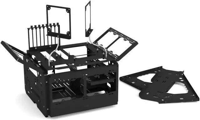 Alt view image 6 of 7 - PrimoChill's Praxis WetBenchSX Complete Edition - Powdercoated Steel Modular Open Air Computer Test Bench for Watercooling or Air Cooled Components
