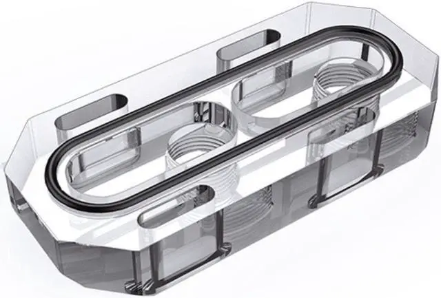 Alt view image 2 of 5 - Bykski Distro Plate CPU Port Adjustment Module (RGV-TR18)