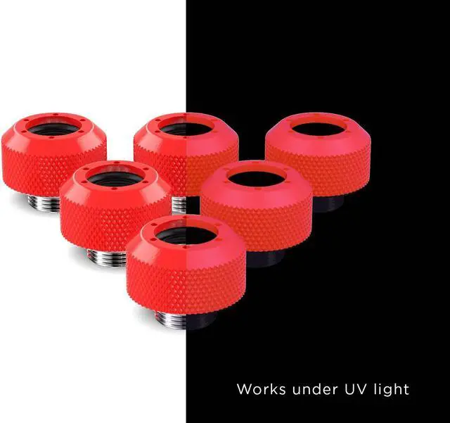 Alt view image 2 of 4 - PrimoChill 1/2in. Rigid RevolverSX Series Fitting - 6 pack