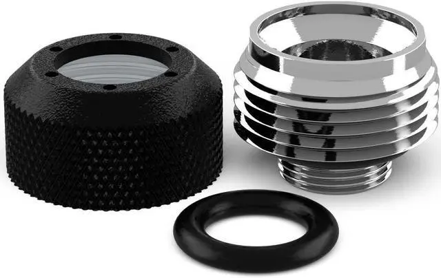 Alt view image 2 of 3 - PrimoChill 1/2in. Rigid RevolverSX Series Fitting - 6 pack