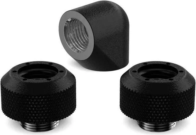 Alt view image 3 of 3 - PrimoChill 1/2in. Rigid RevolverSX 90 Degree Fitting Set