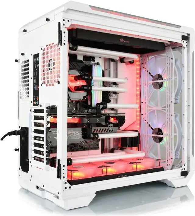 Alt view image 3 of 7 - Bykski Distro Plate For TT VIEW 51 TG ARGB - PMMA w/ 5v Addressable RGB (RBW) (RGV-TT-V51-P)