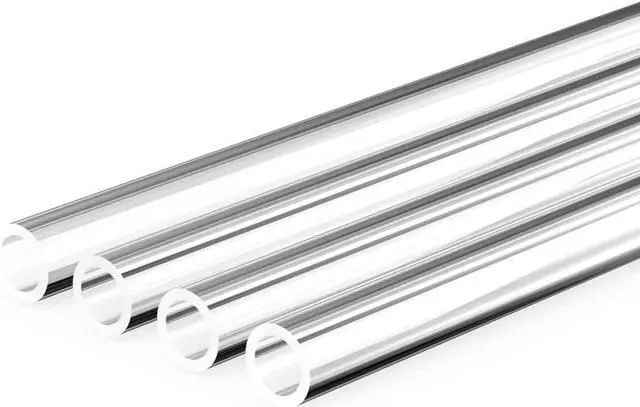 Alt view image 2 of 3 - PrimoChill 10mm ID x 14mm OD Rigid Acrylic/PMMA Tube - 750mm - 4 Pack
