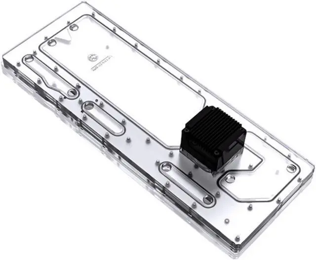 Main image of Bykski Distro Plate For TT VIEW 51 TG ARGB - PMMA w/ 5v Addressable RGB (RBW) (RGV-TT-V51-P-K)
